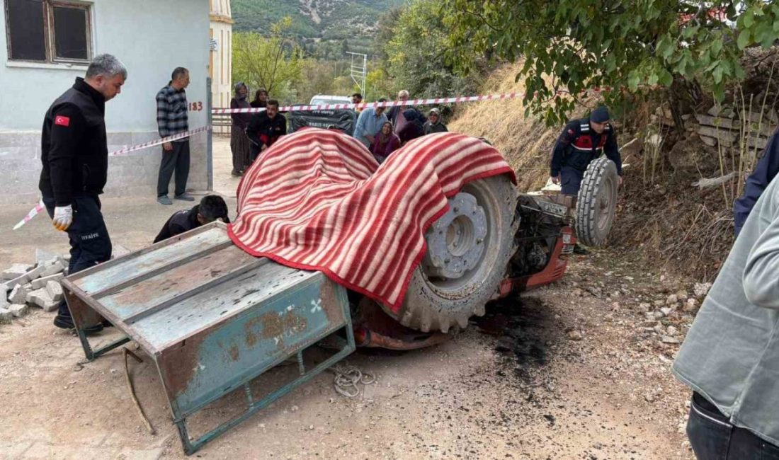 Burdur’da traktör devrildi: 1 ölü Burdur’un Çeltikçi ilçesinde direksiyon hakimiyetini kaybetmesi sonucu devrilen traktörün altında