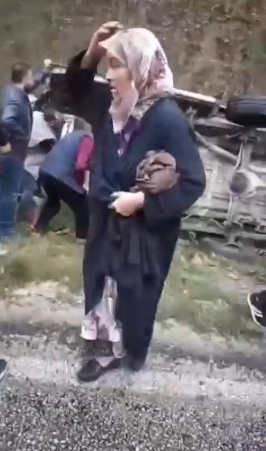 Bursa’nın Orhaneli ilçesi Kapıkaya rampasında seyir halinde olan Harmancık yolcu