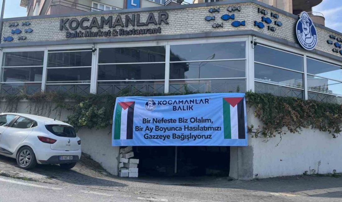 Bursa’nın ünlü balıkçısı, 5 restoranın 1 aylık hasılatını Gazze’ye bağışlayacak Bursa’da bir balıkçı 5 restoranında 1 ayda kazanacağı hasılatı, Gazze