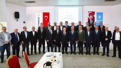 Bursa İli Hayvancılığı Geliştirme Birliği (HAGEL) Meclis toplantısında konuşan Bursa