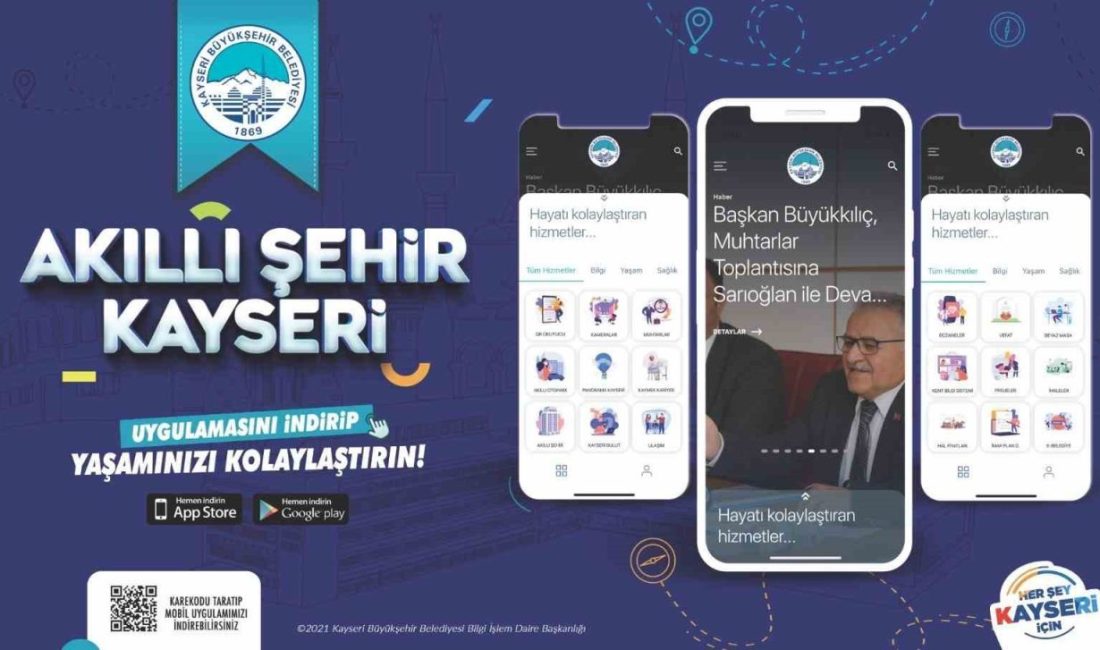 Büyükşehir’in dijital hizmetleri, Kent Bilgi Sistemi Rehberi’nde yer buldu Kayseri Büyükşehir Belediyesi, dijital belediyecilik ve şube müdürlükleri anlamında, Kent