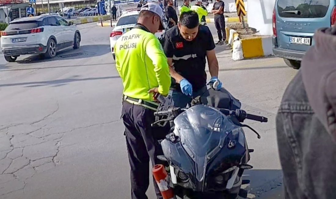 Aydın’ın Söke ilçesinde meydana gelen olayda, kaza yapan motosiklet sürücüsü