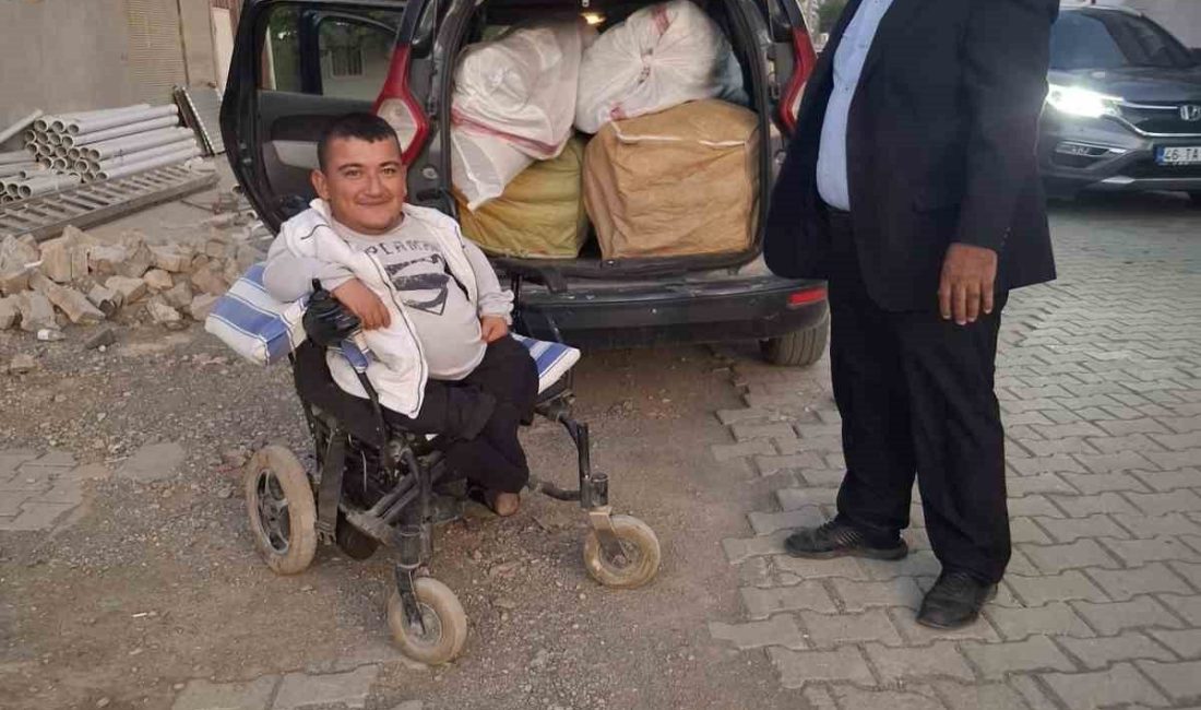 Cam kemik hastası gençten örnek davranış Kahramanmaraş’ta cam kemik hastası genç, Filistin için düzenlenen kampanyaya duyarsız