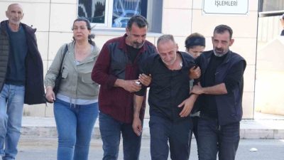 Antalya’da hemşire eşi Sevcan Demir Sakman’ı satırla öldürdüğü iddiasıyla “canavarca