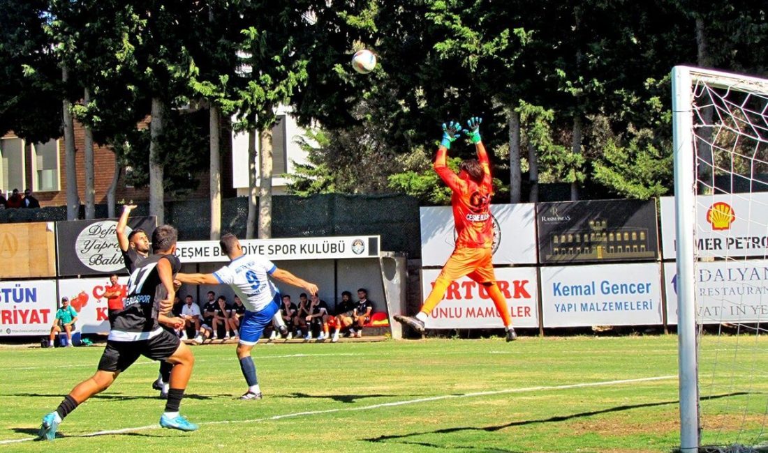 İzmir Süper Amatör Lig E Grubu’nun 2. haftasında Çeşme Belediyespor,