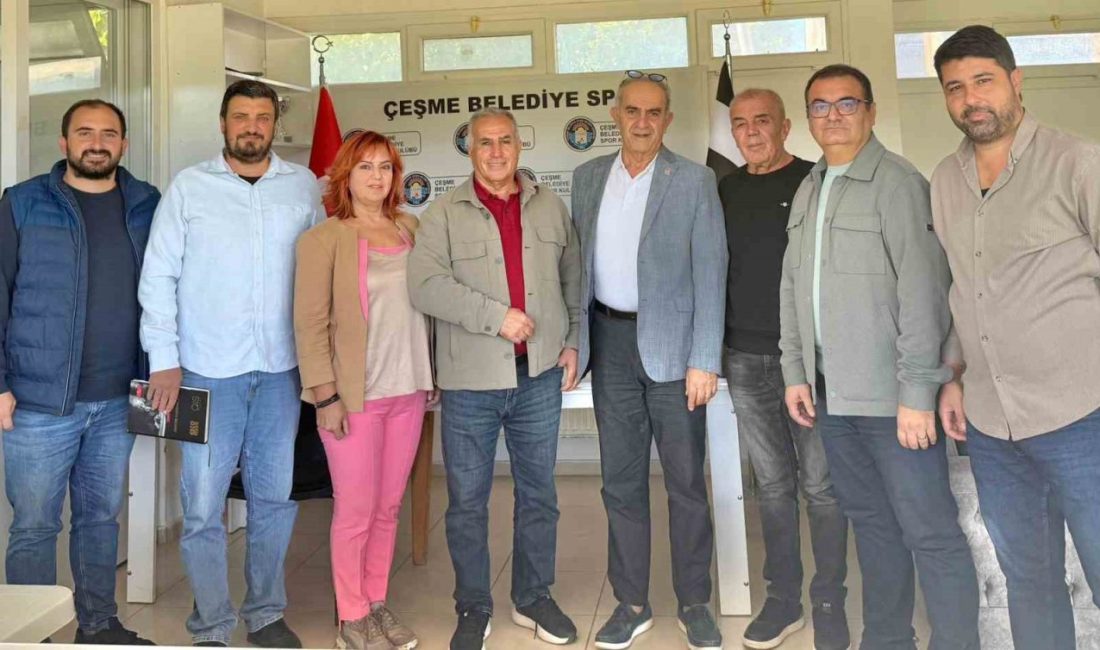 Çeşme Kent Konseyi Yönetim Kurulu, Çeşme Belediyespor Yönetim Kurulu’nu ziyaret