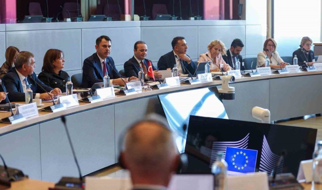 Çevre, Şehircilik ve İklim Değişikliği Bakanı Murat Kurum, Belçika’daki “Türkiye-AB