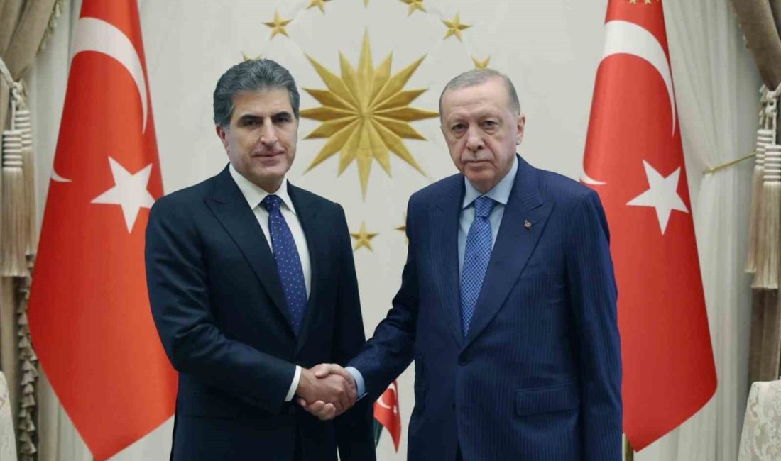 Cumhurbaşkanı Erdoğan, Irak Kürt Bölgesel Yönetimi Başkanı Barzani’yi kabul etti.