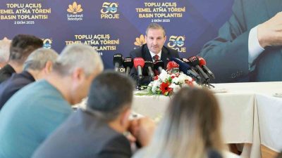 Cumhurbaşkanı Recep Tayyip Erdoğan, 4 Ekim Cumartesi günü Sultanbeyli’de düzenlenecek