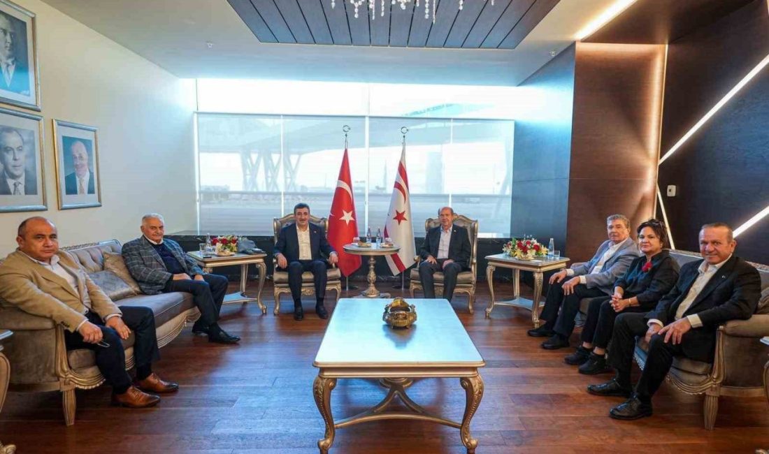 Cumhurbaşkanı Yardımcısı Cevdet Yılmaz, Kuzey Kıbrıs Türk Cumhuriyeti’ndeki (KKTC) temaslarını