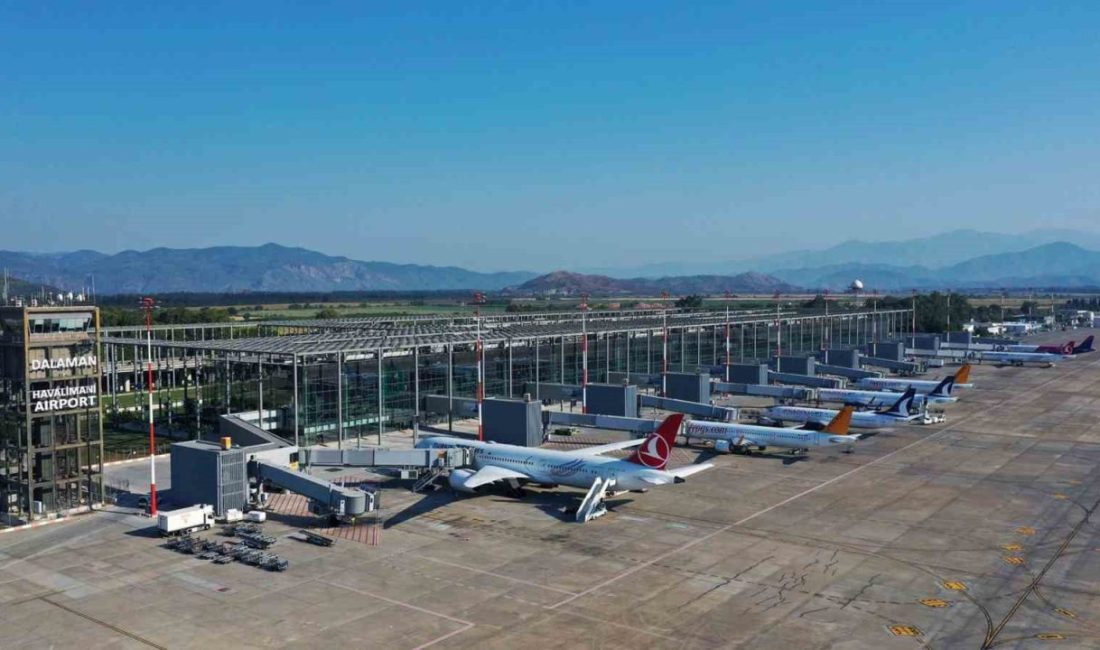 Devlet Hava Meydanları İşletmesinden yapılan açıklamada, Dalaman Havalimanında Eylül ayında