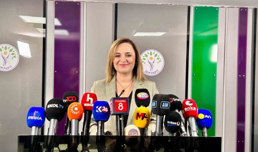 DEM Parti Sözcüsü Ayşegül Doğan, “İsrail ve Hamas arasında kurulan