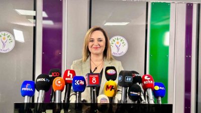 DEM Parti Sözcüsü Ayşegül Doğan, “İsrail ve Hamas arasında kurulan