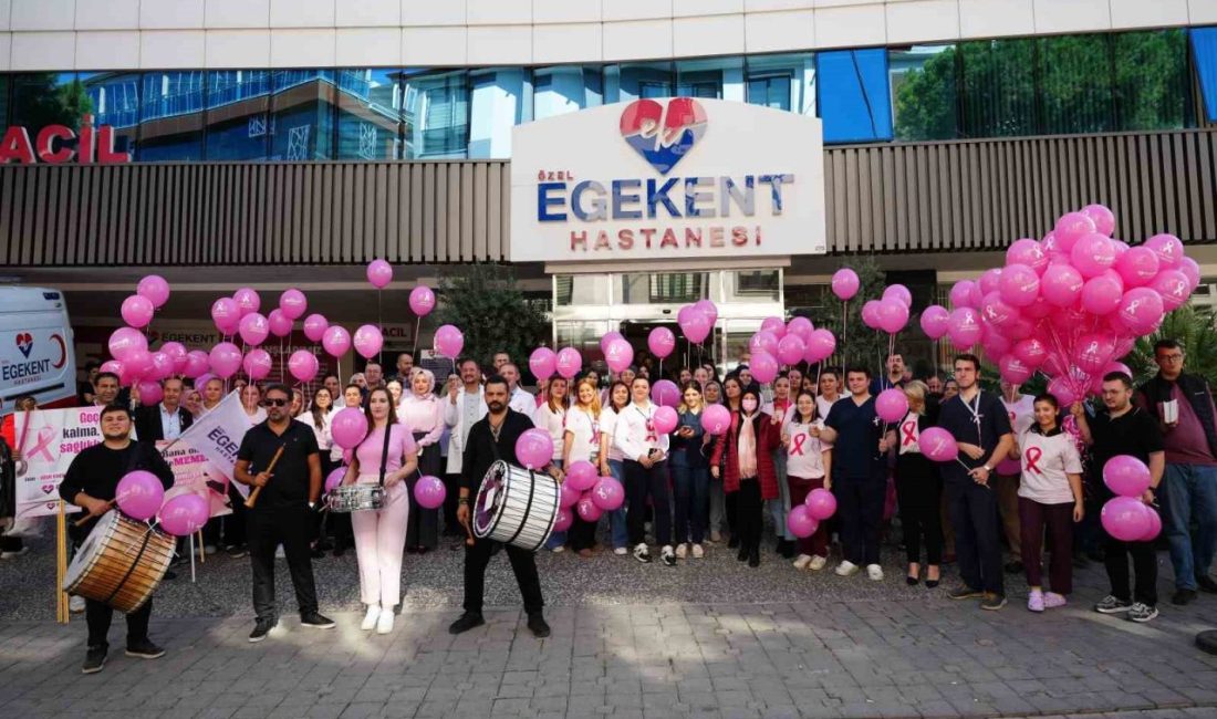 Denizli Özel Egekent Hastanesi, “Meme Kanseri Farkındalık Ayı” kapsamında pembe