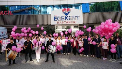 Denizli Özel Egekent Hastanesi, “Meme Kanseri Farkındalık Ayı” kapsamında pembe