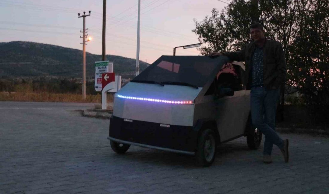Denizli’den Elon Musk’a rakip çıktı Denizli’de Elon Musk’a taş çıkaran vatandaş, Tesla’nın Cybertruck videolarından ilham