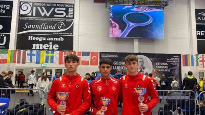 Estonya’nın Rakvere kentinde düzenlenen uluslararası Grekoromen Güreş Turnuvası’nda Denizli Sporcu