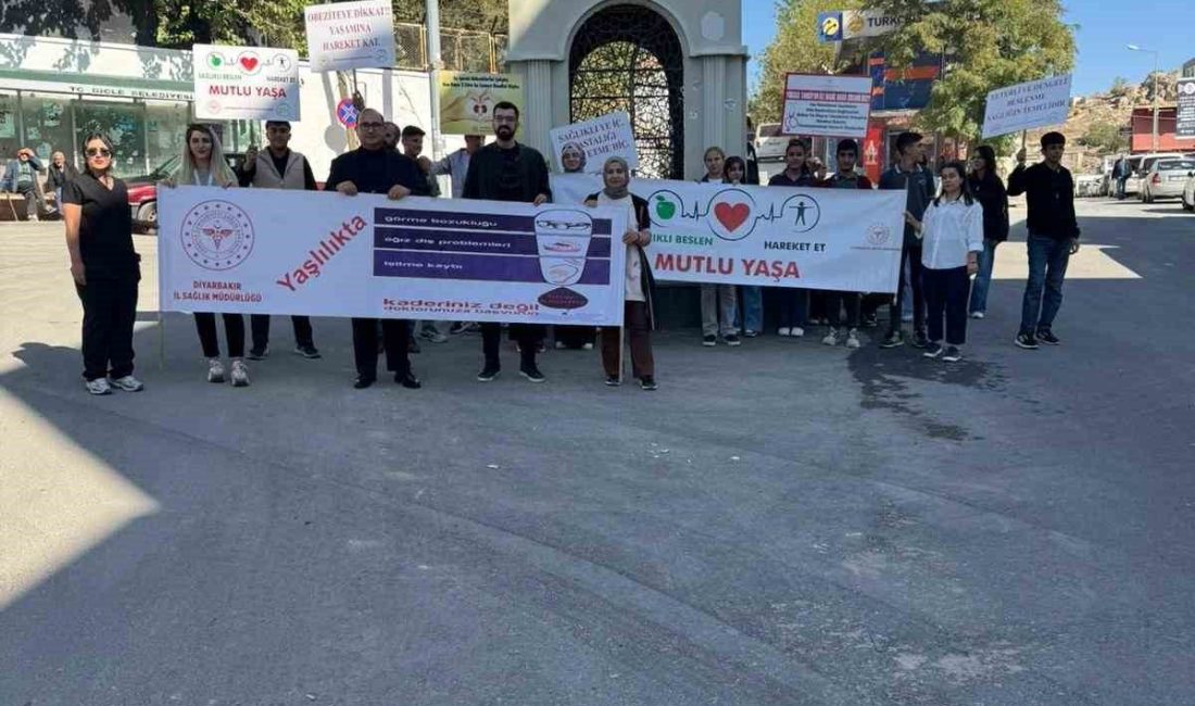 Diyarbakır’ın Dicle İlçe Sağlık Müdürlüğü personeli tarafından “Dünya Yaşlılar ve