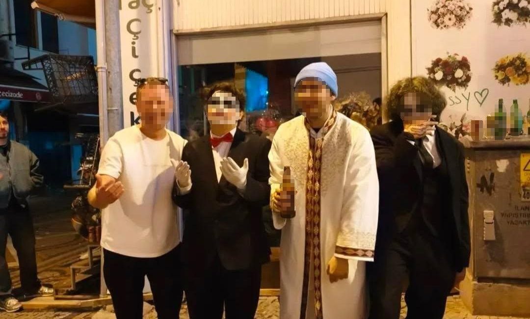 Edirne’de bir eğlence mekânında düzenlenen maskeli baloda çekilen görüntüler üzerine