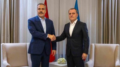 Dışişleri Bakanı Hakan Fidan, Azerbaycan Dışişleri Bakanı Ceyhun Bayramov ile