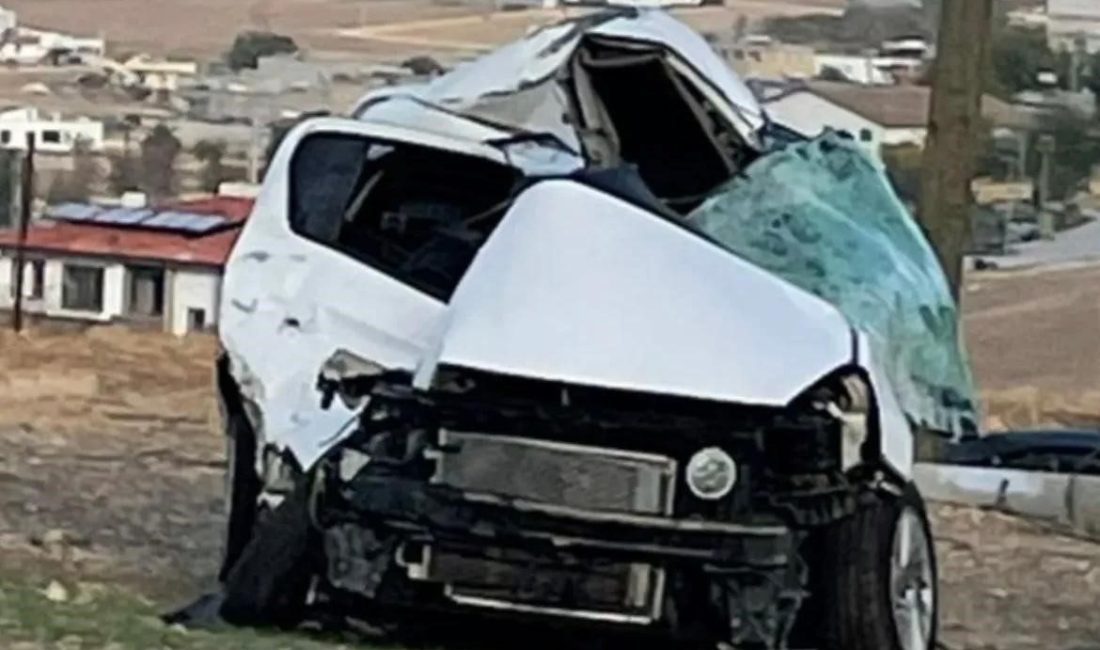 Diyarbakır’ın Çınar ilçesinde meydana gelen kazada tırın çarptığı otomobilin sürücüsü