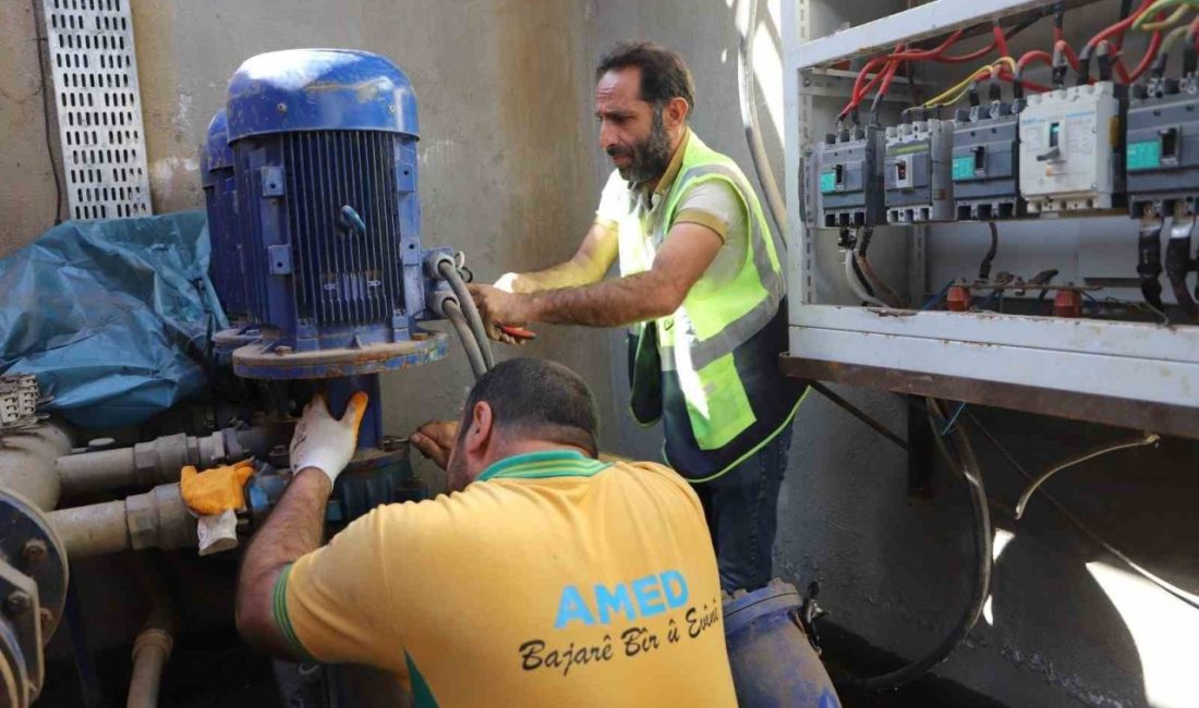 Diyarbakır Büyükşehir Belediyesi ekipleri, kentin dört bir yanına kurulan sulama