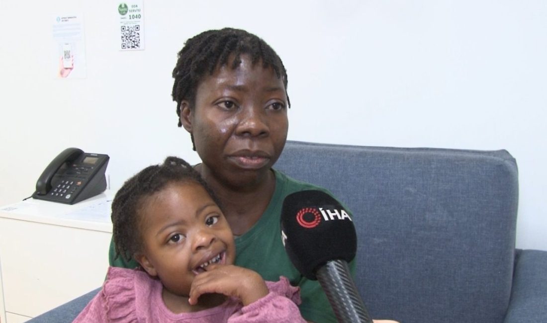 Zimbabve’de doğan 5 yaşındaki Down sendromlu Kutenda Amari, doğumsal kalp