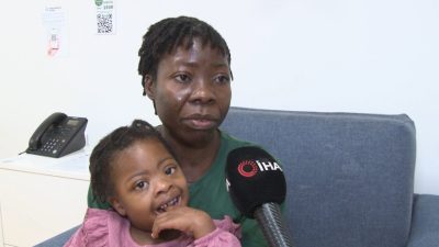 Zimbabve’de doğan 5 yaşındaki Down sendromlu Kutenda Amari, doğumsal kalp