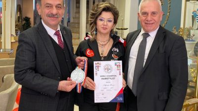 İngiltere’de düzenlenen Eurocup Bay Bayan Kuaförleri Dünya Kupasında ikinci olarak