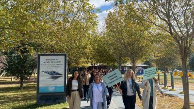 Eskişehir’de gerçekleştirilen ’Dünya Yürüyüş Günü’ etkinliği ile yürüyüşün sağlık üzerindeki