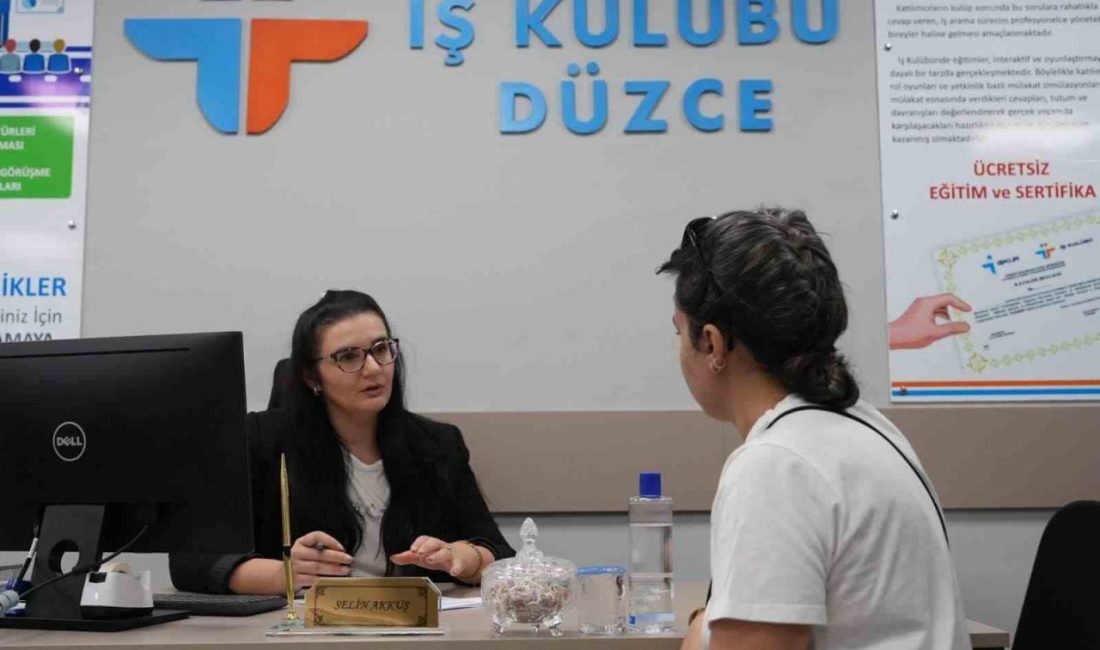 Düzce Belediyesi tarafından kurulan Düzce İş Kulübü, şehirde iş verenler
