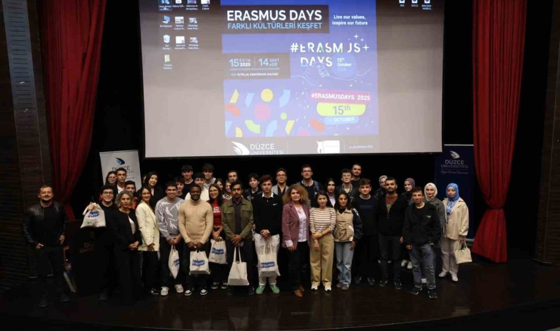 Düzce Üniversitesi’nde ülkelerini tanıttılar Düzce Üniversitesi Uluslararası Ofis Koordinatörlüğü tarafından düzenlenen Erasmus Days başlıklı