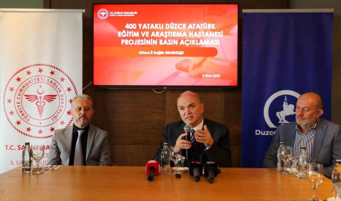 Düzce Belediye Başkanı Faruk Özlü’nün girişimleriyle Sağlık Bakanlığı’na tahsis edilen