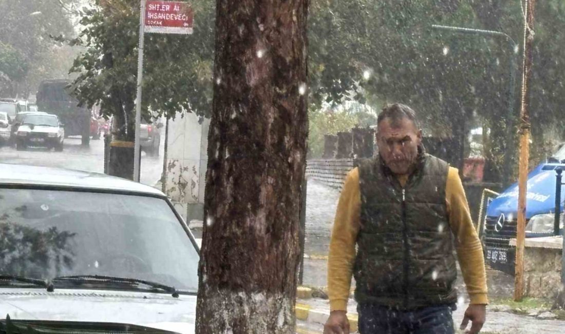 Edirne’de etkili olan sağanak yağış, kuraklığın ardından vatandaşları ve çiftçileri