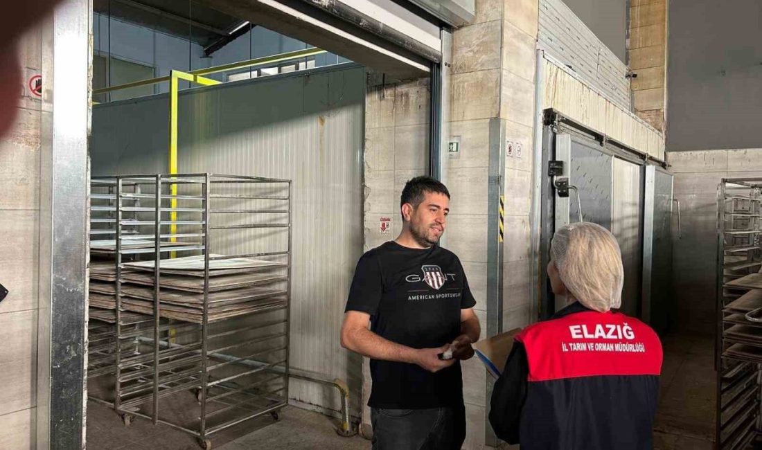 Elazığ İl Tarım ve Orman Müdürlüğü kontrol görevlileri tarafından fırın