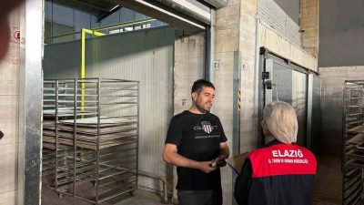 Elazığ İl Tarım ve Orman Müdürlüğü kontrol görevlileri tarafından fırın