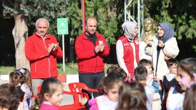 Kızılay Haftası kapsamında Türk Kızılay Elazığ Şubesi, çocuklara Kızılaycılığı tanıtmak