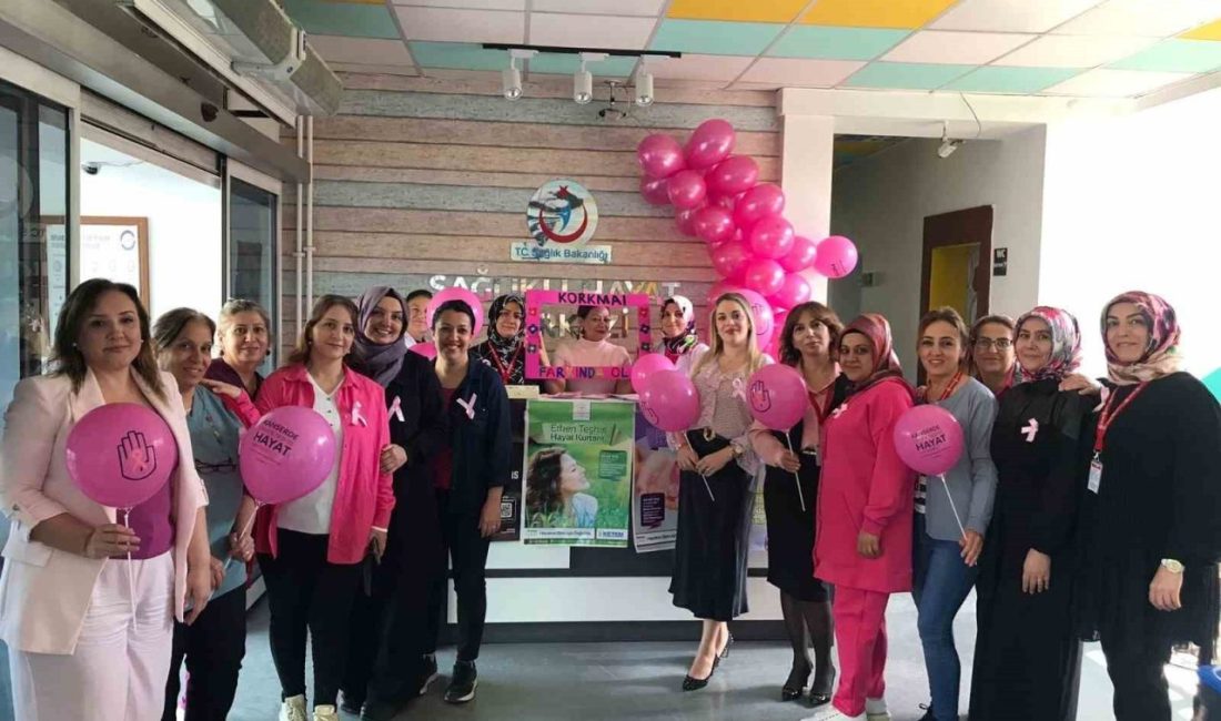 Elazığ’da meme kanseri farkındalık etkinlikleri sürüyor. Elazığ İl Sağlık Müdürlüğüne