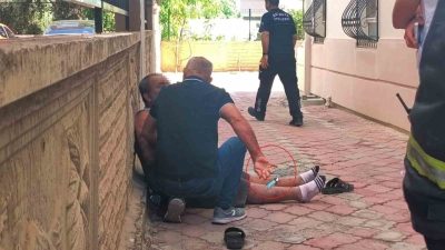 Antalya’da eline aldığı tiner şişesi ve çakmakla kendini yakmaya çalışan