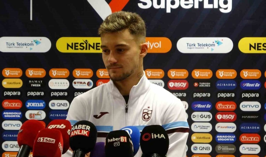 Trabzonsporlu futbolcu Ernest Muçi, Eyüpspor karşılaşmasının ardından iyi bir maç