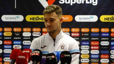 Trabzonsporlu futbolcu Ernest Muçi, Eyüpspor karşılaşmasının ardından iyi bir maç