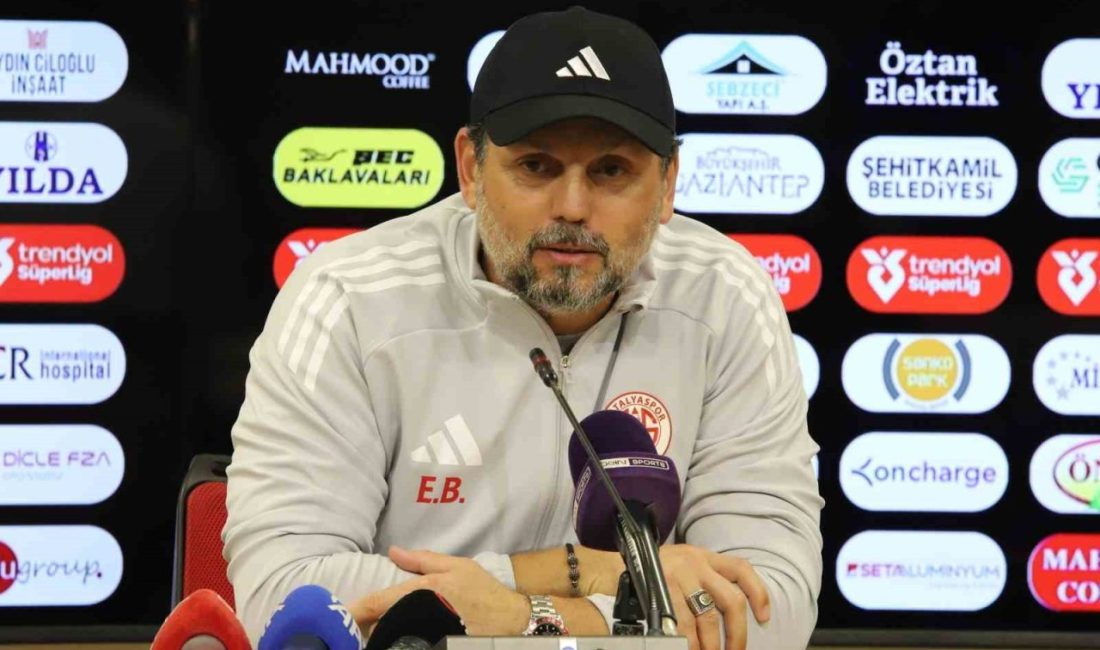 Antalyaspor Teknik Direktörü Erol Bulut, Gaziantep FK maçının ardından, “İlk
