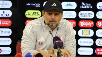 Antalyaspor Teknik Direktörü Erol Bulut, Gaziantep FK maçının ardından, “İlk