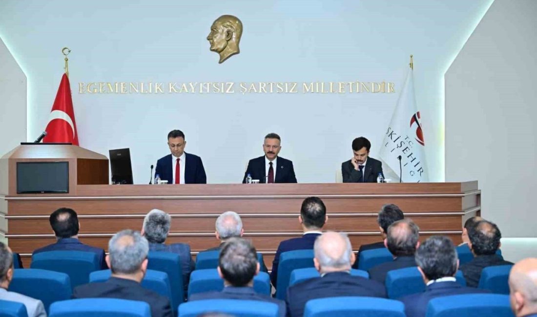 Eskişehir İl Koordinasyon Toplantısı’nda konuşan Vali Hüseyin Aksoy, “İlimizde çeşitli