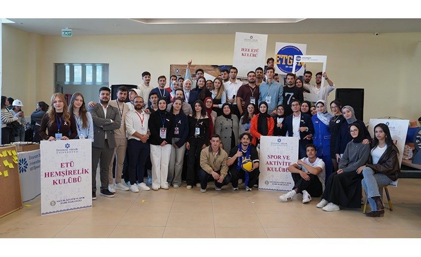 ETÜ’nün öğrencileri kulüp tanıtım festivalinde buluştu Erzurum Teknik Üniversitesi’nde (ETÜ) 2025-2026 Akademik Yılında üniversiteye yeni başlayan