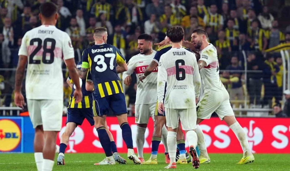 Fenerbahçe ile Stuttgart arasında oynanan karşılaşmanın son düdüğüyle birlikte iki