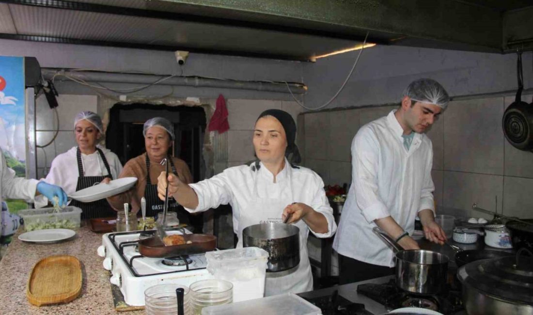 Menteşe’de faaliyet gösteren Gastro Muğla, coğrafi işaretli ürünlerle hazırlanan yemekleri,