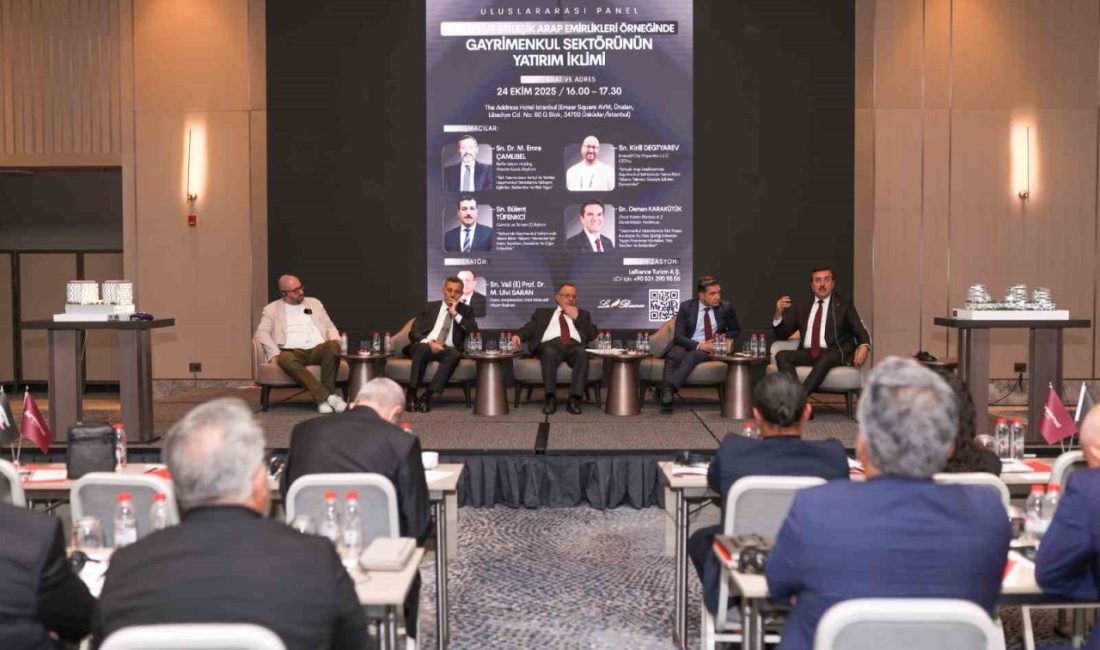 Gayrimenkul sektöründe faaliyet gösteren yerli ve yabancı özel sektör temsilcileri