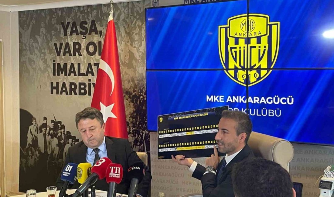 Ankaragücü Başkanı Gazi Ercüment Tekin, Olağanüstü Kongre öncesinde düzenlediği basın