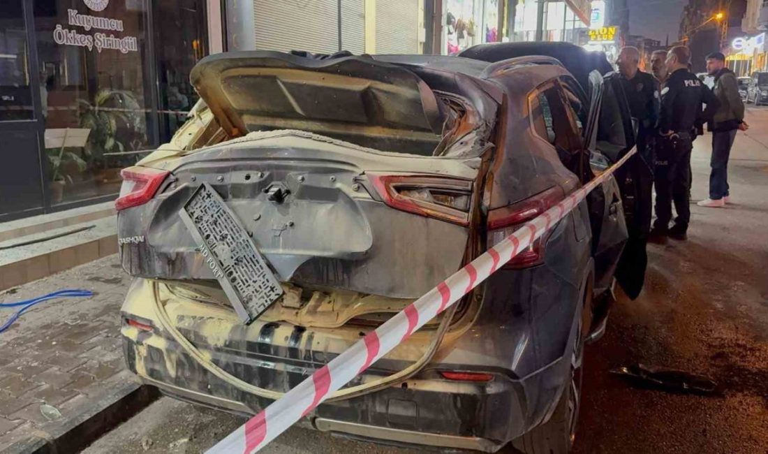 Gaziantep’te park halinde bulunan bir otomobildeki mutfak tüpünün patlaması sonucu